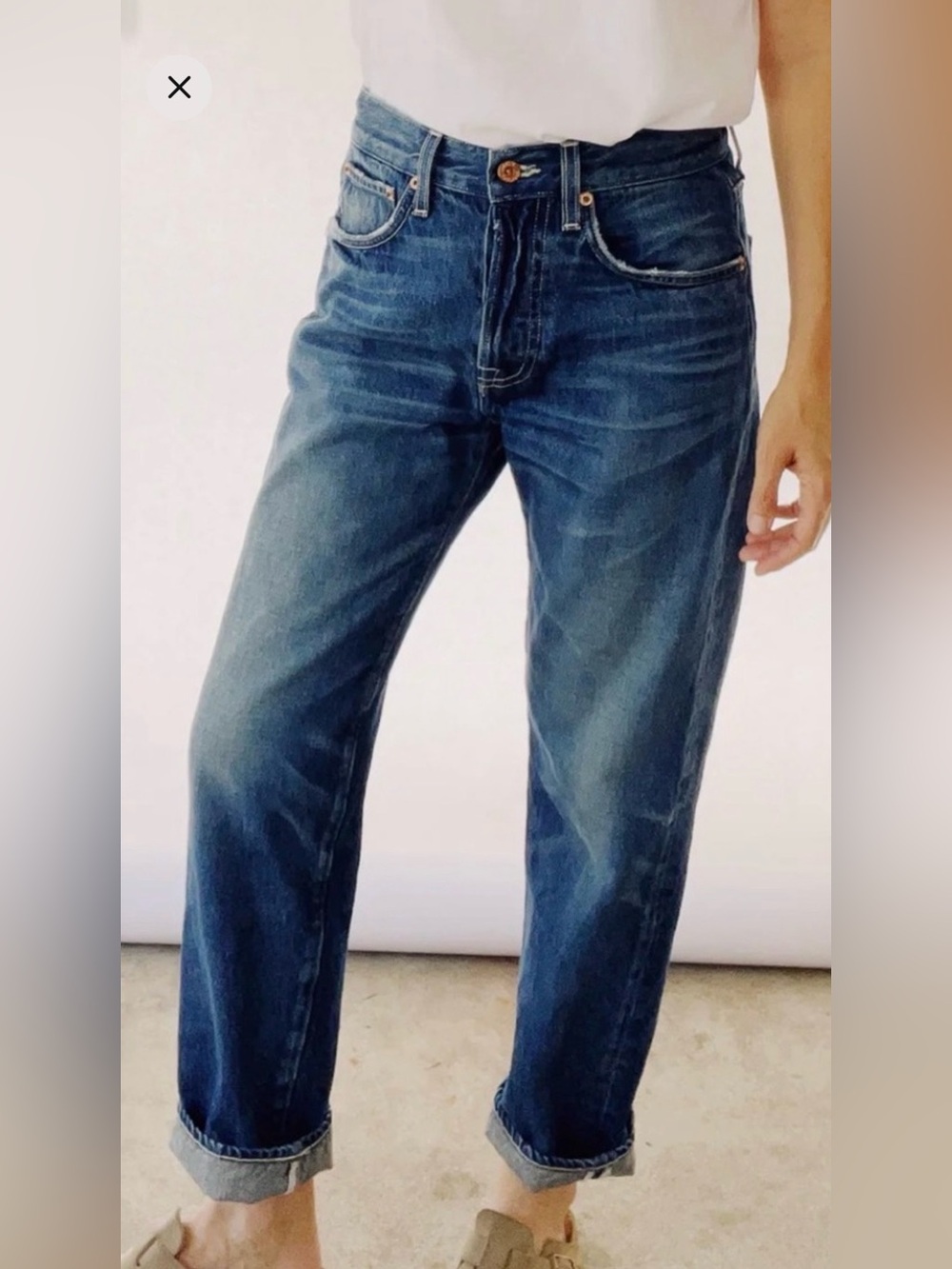 Hey Gang size26 straight fit crop made in USA 💯 cotton